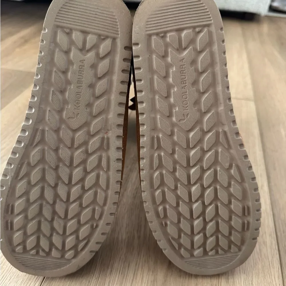 NWOT Koolaburra by UGG Tan Boots with Plush Lining - Size 6